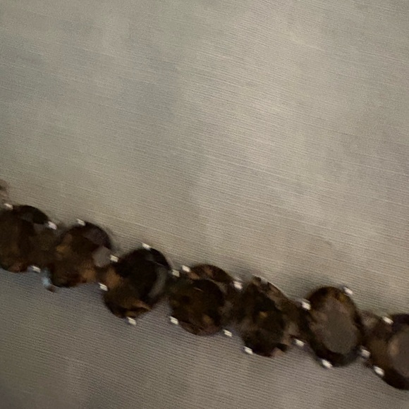 EUC Smoky quartz silver bracelet - Picture 5 of 9